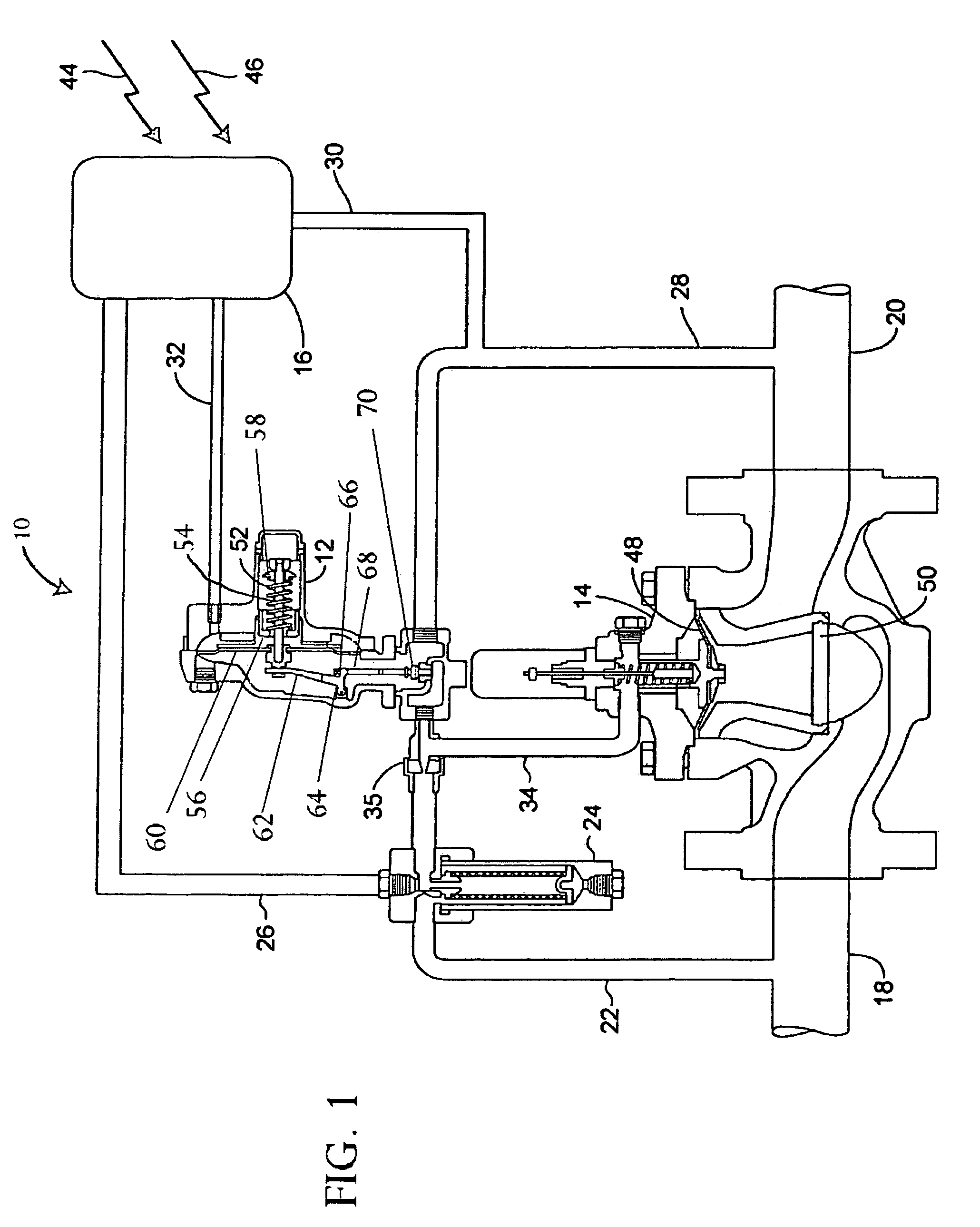 Pressure loaded pilot system and method for a regulator without atmospheric bleed
