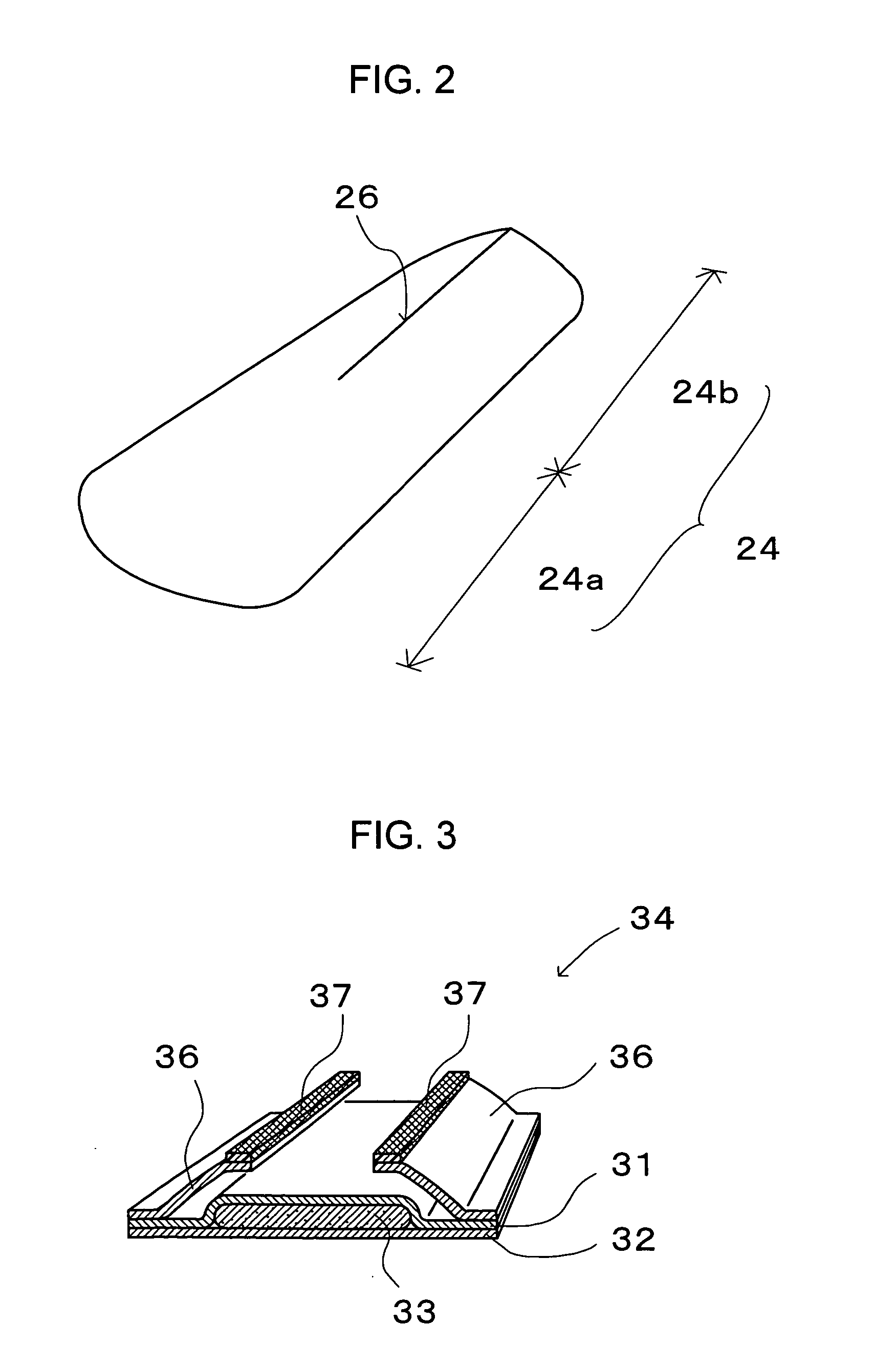 Inter-labium pudenda pad and package body for the pad