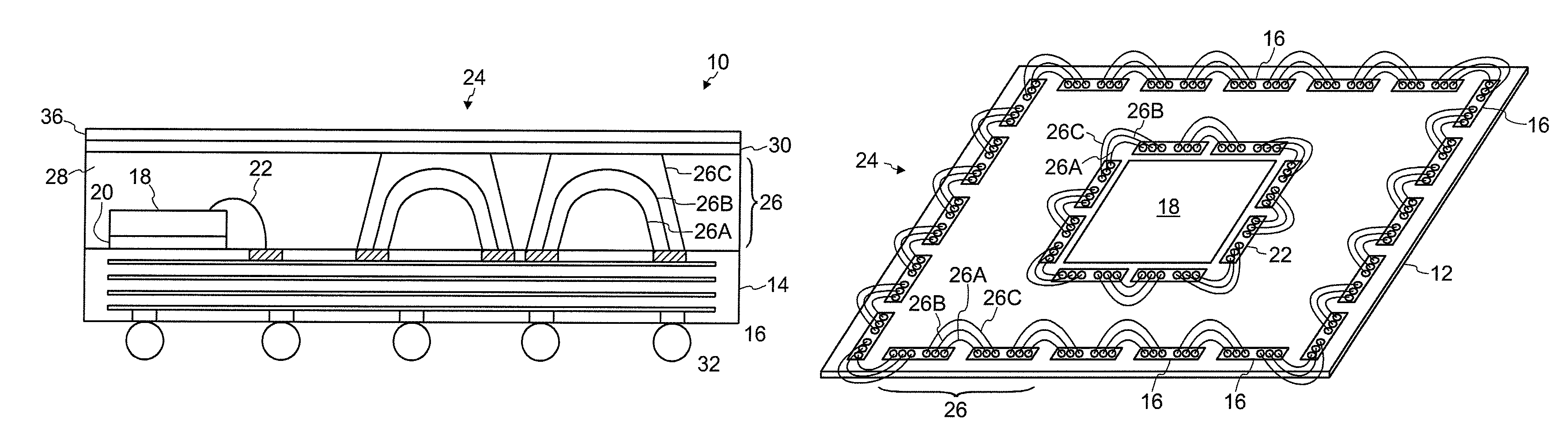 Semiconductor device having EMI shielding and method therefor