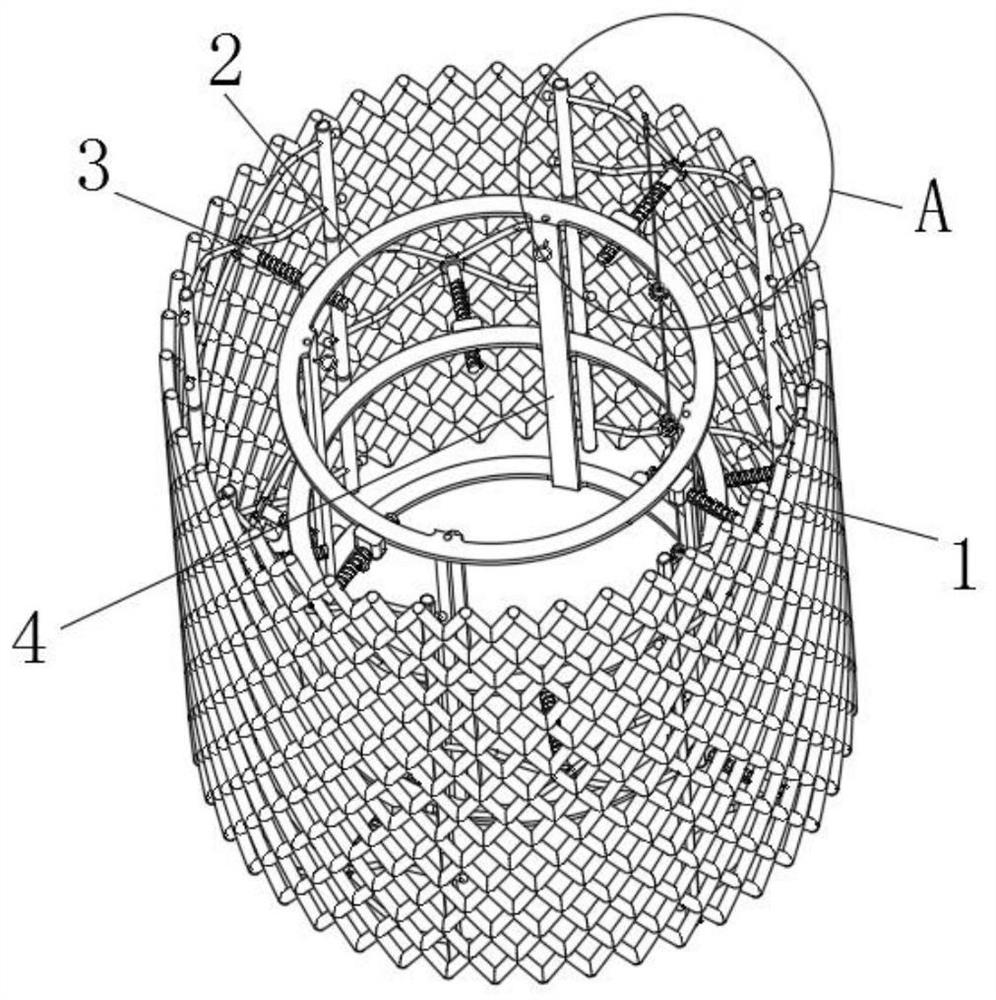 Respiratory tract stent capable of being taken out