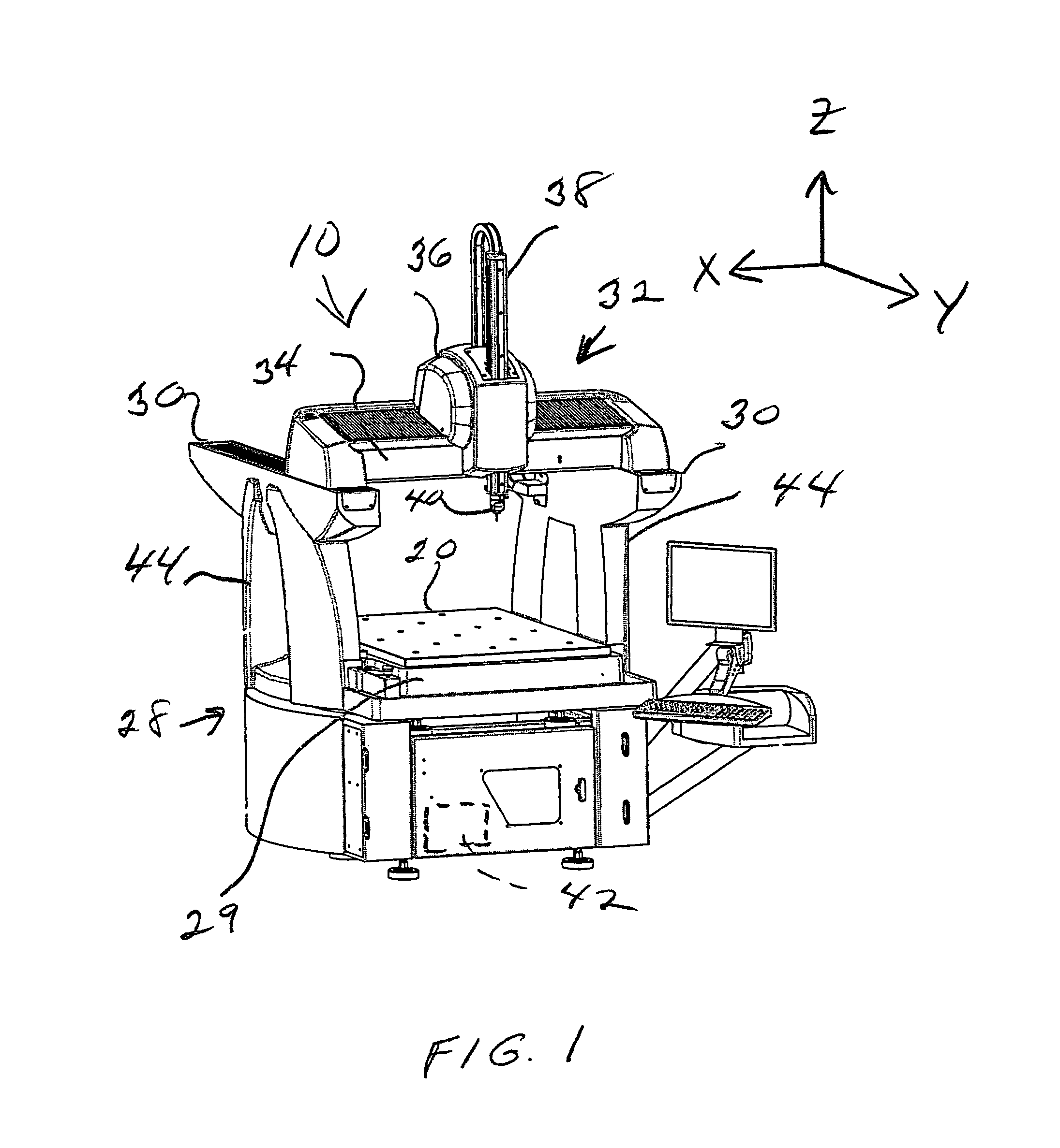 Flexible coupling to accommodate thermal expansion and contraction in a coordinate measuring machine carriage