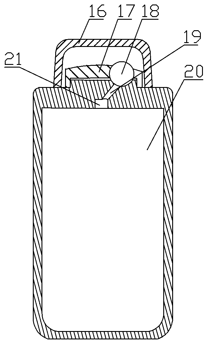 Soft smearing bottle for containing jelly or liquid and extrusion device of soft coating bottle