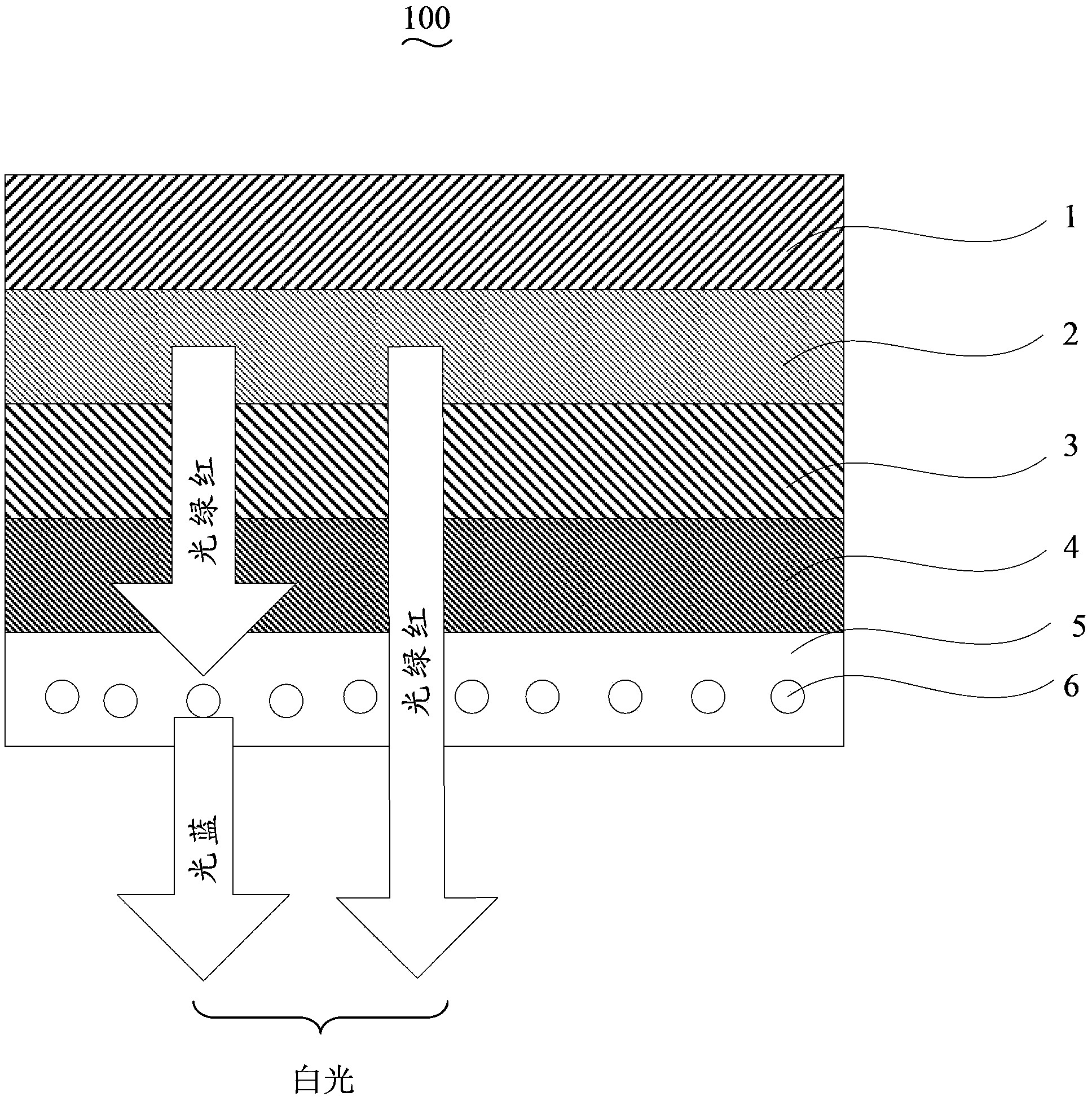 Thulium-doped tellurate glass up-conversion luminescent material, and preparation method and application thereof