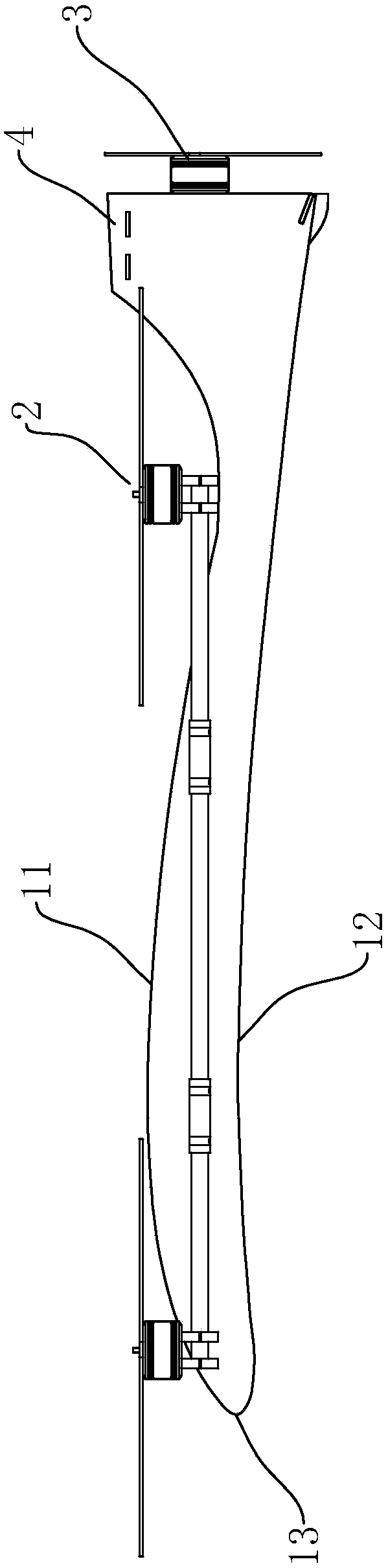 Multi-rotor-wing unmanned aerial vehicle with power wing body