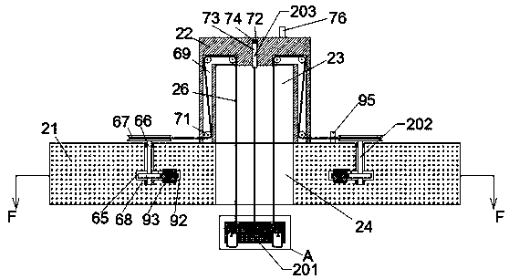 Reservoir fixed-point water-diversion layer sampling device