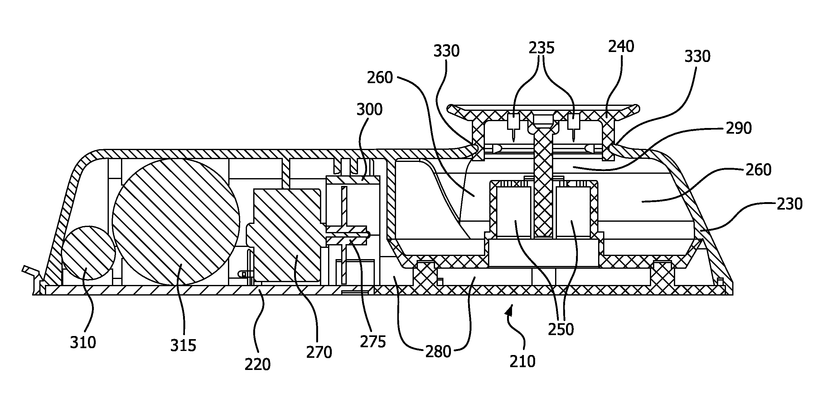 Ampoule for the storage and dispersion of volatile liquids