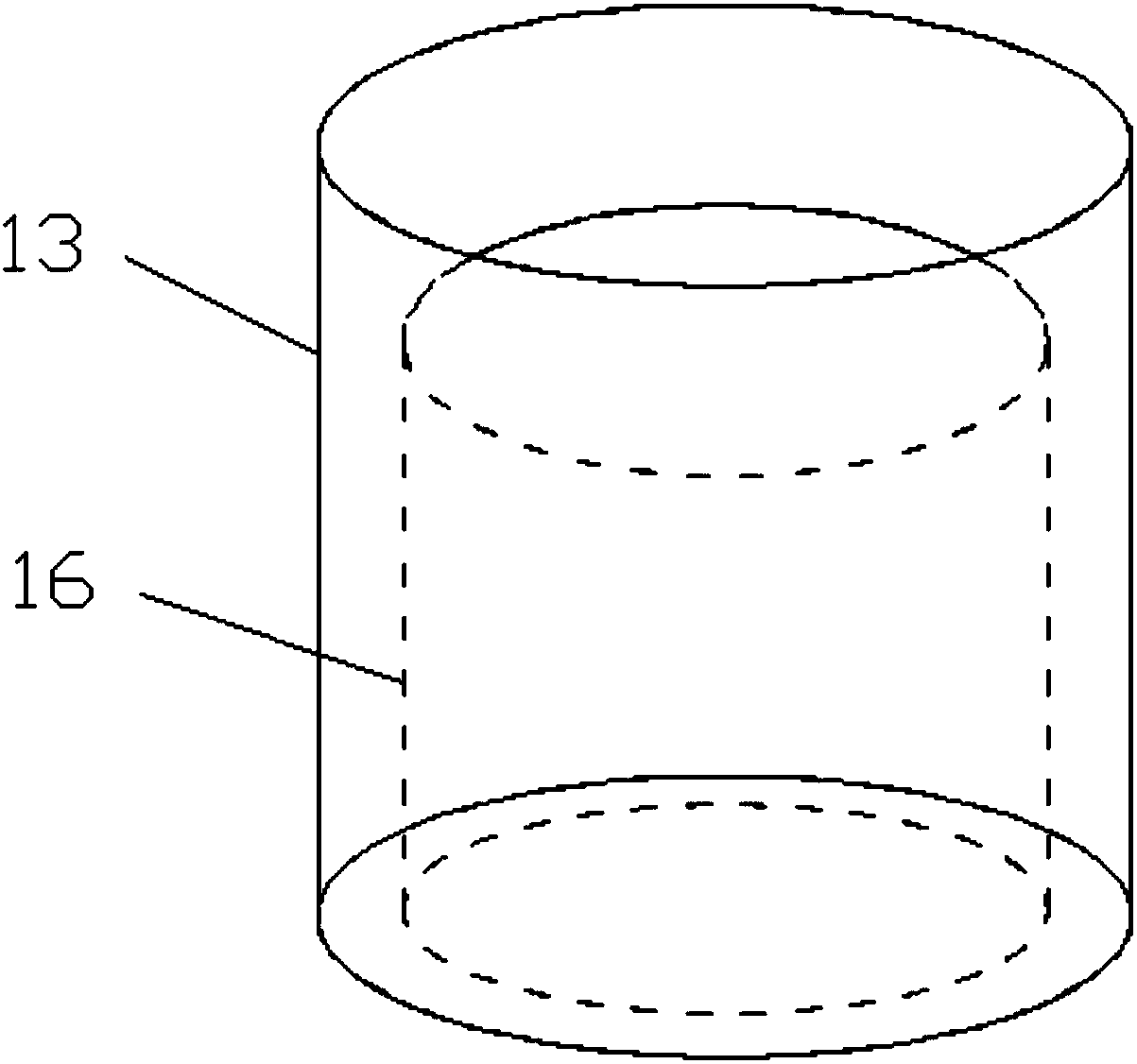Oil storage tank with double-layer structure
