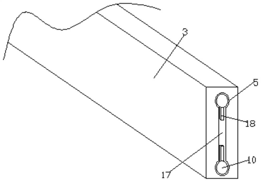 Cast-in-place prestressed concrete sandwiched composite beamless floor slab structure