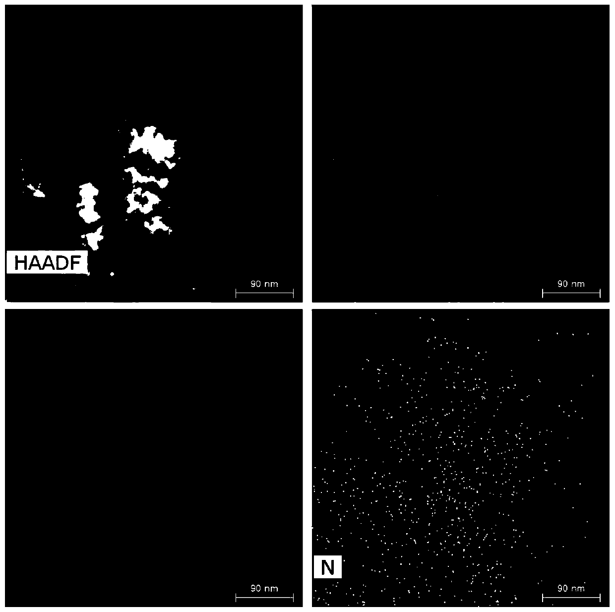 Preparation method and applications for metal monoatomic material