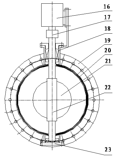 Automatic cleaning system for steam turbine power generation small unit condenser