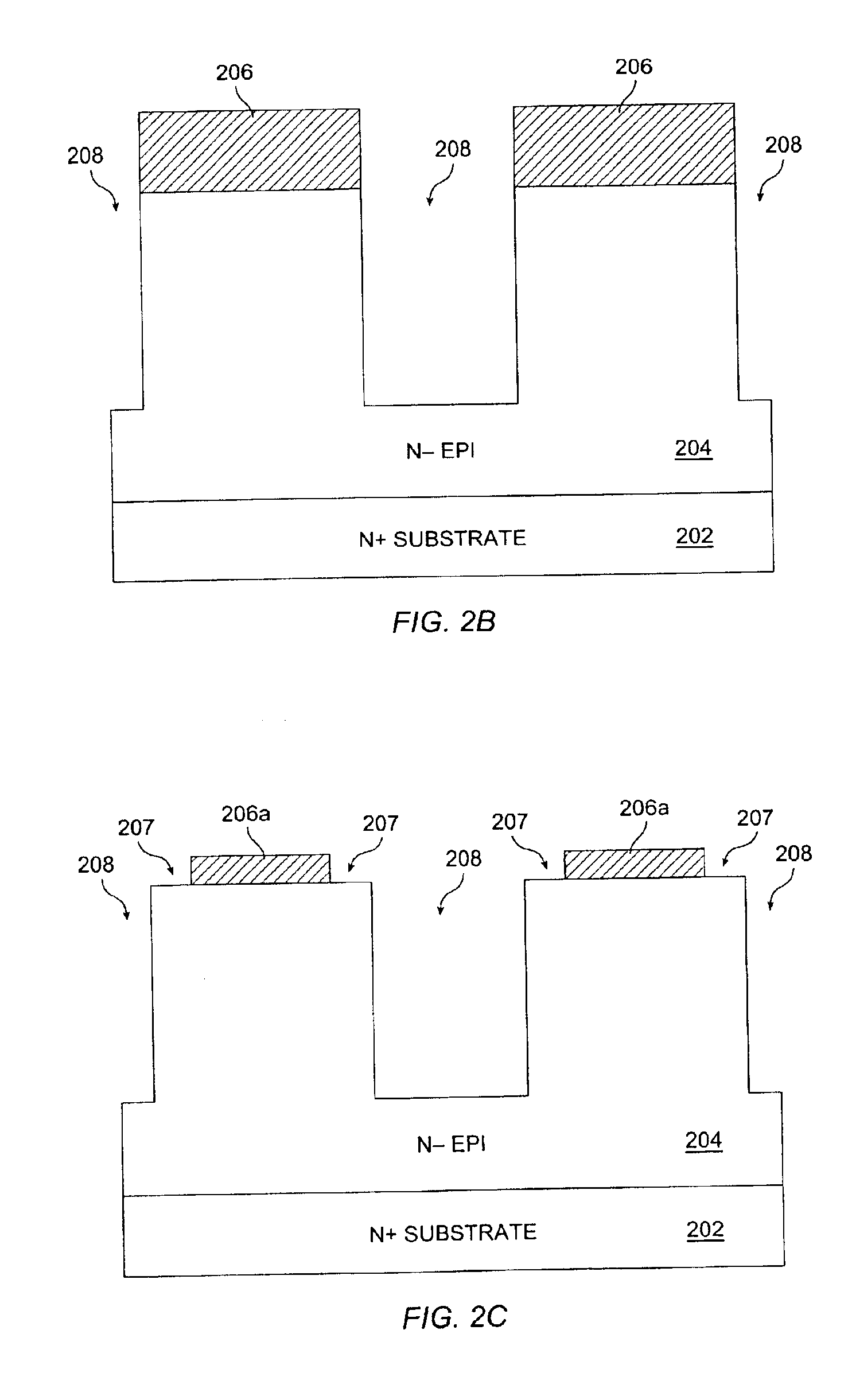 Structure and method for forming a trench MOSFET having self-aligned features