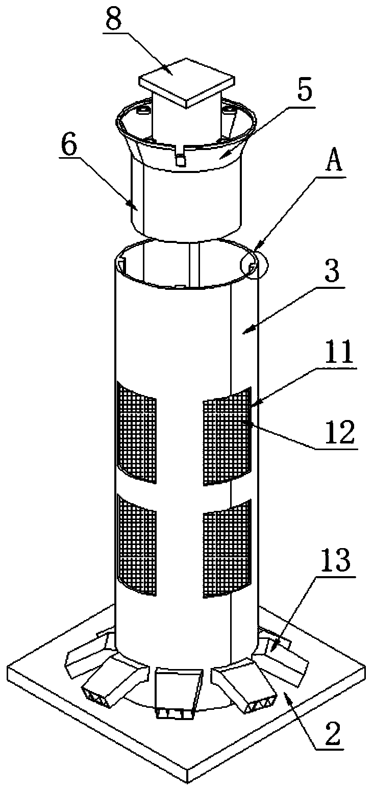 Novel efficient vertical circulation stirrer