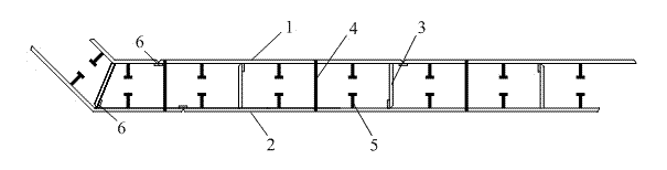 A double steel plate structure shear wall and its construction method