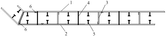 A double steel plate structure shear wall and its construction method