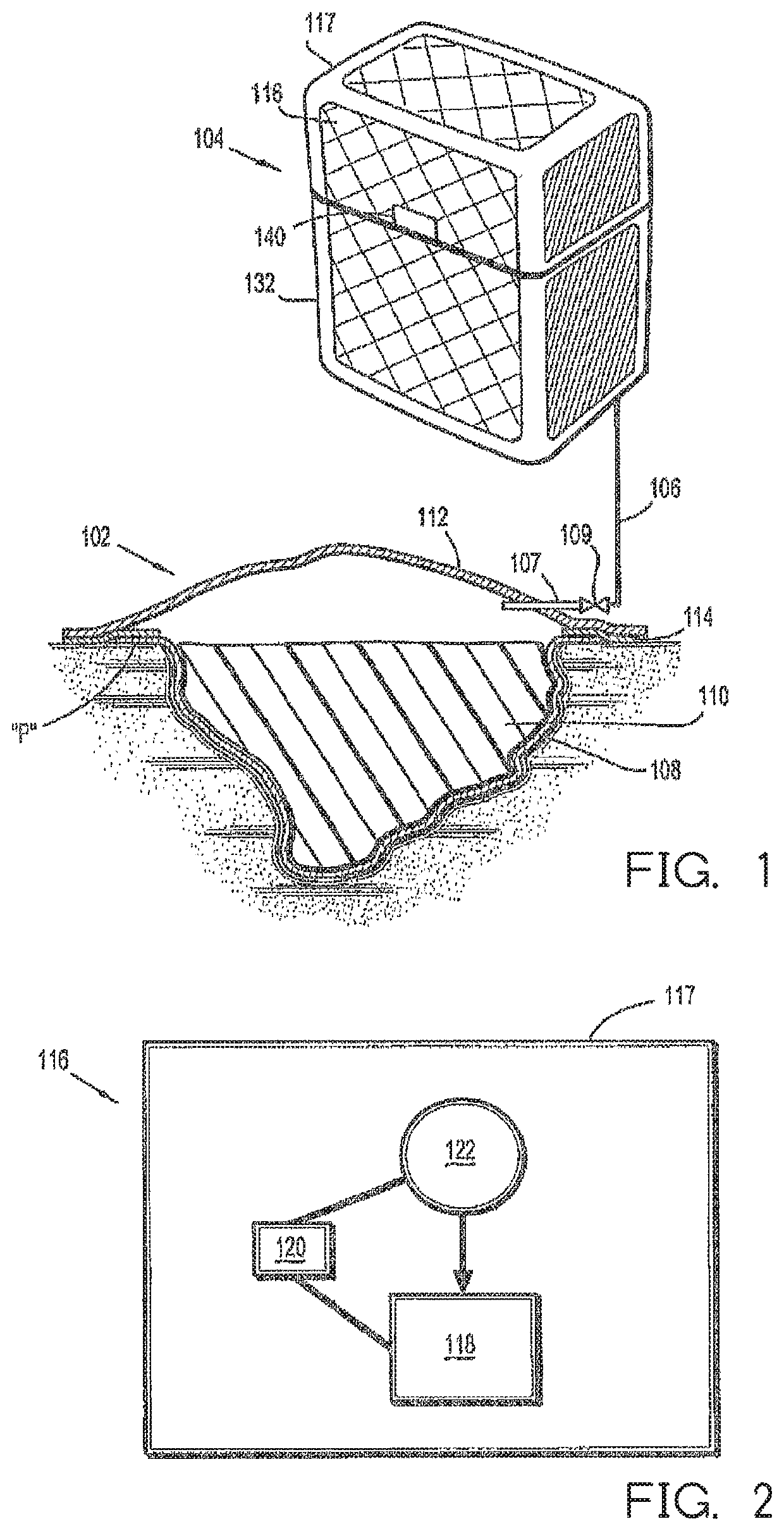 Wound therapy system with related methods therefor