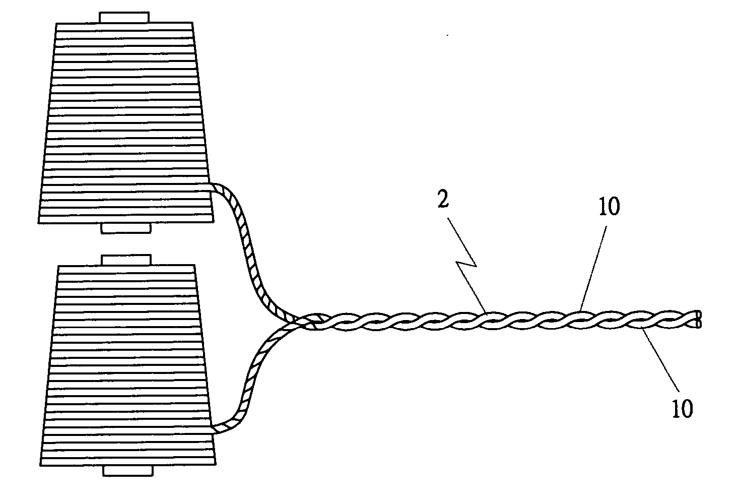 Furniture fabric and a manufacturing method for yarn of furniture fabric