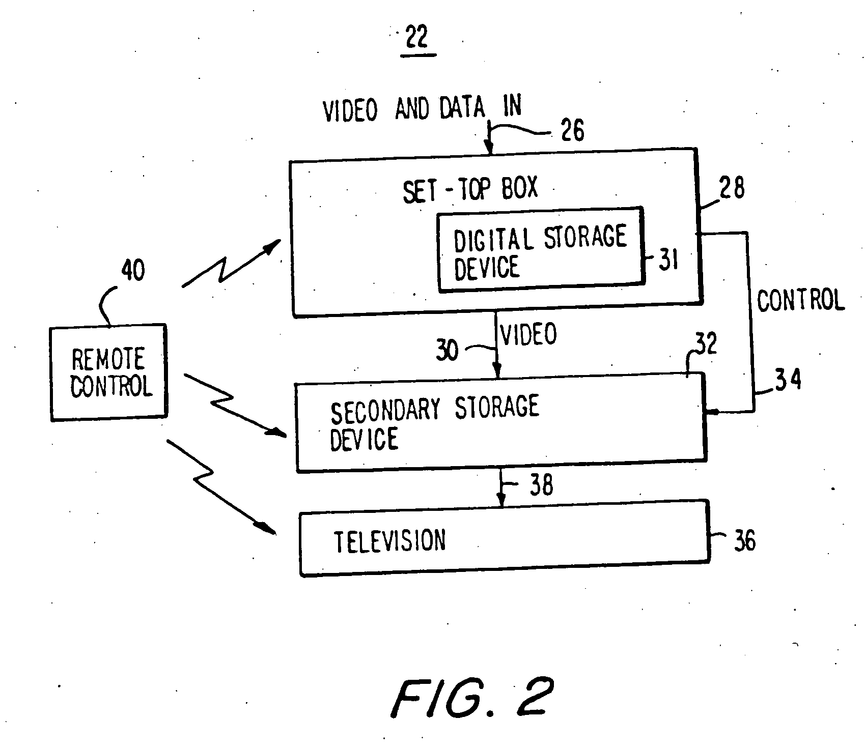 Electronic program guide with digital storage