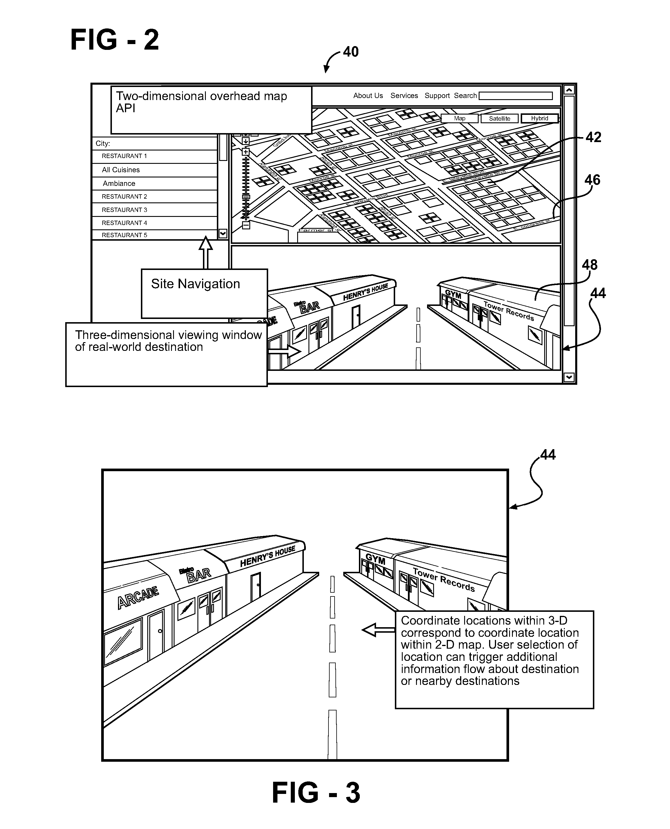 Method of generating a three-dimensional interactive tour of a geographic location