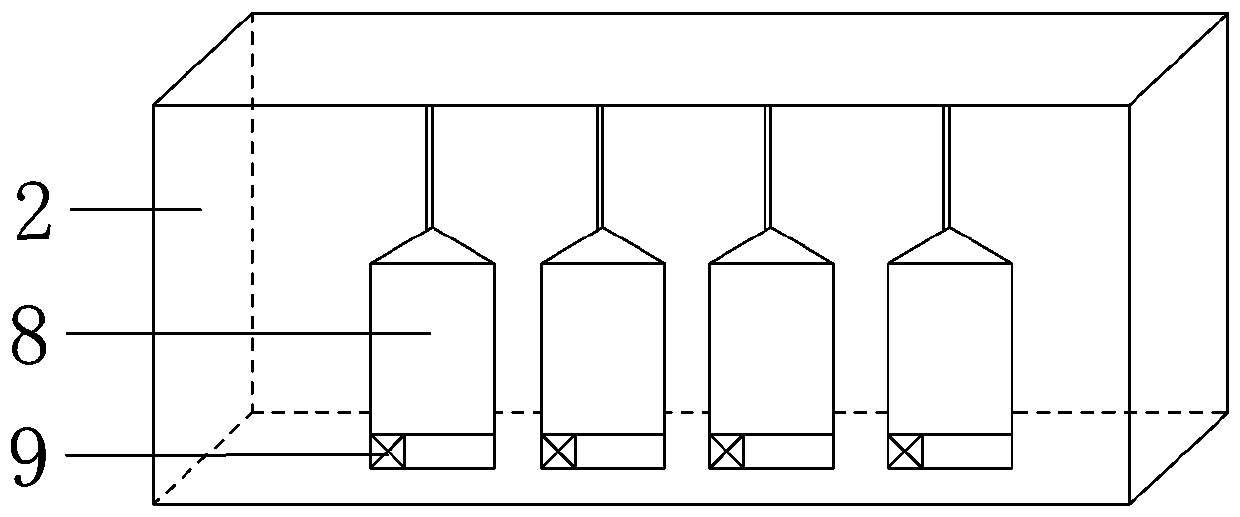 Vertically-distributed enclosed ink production line