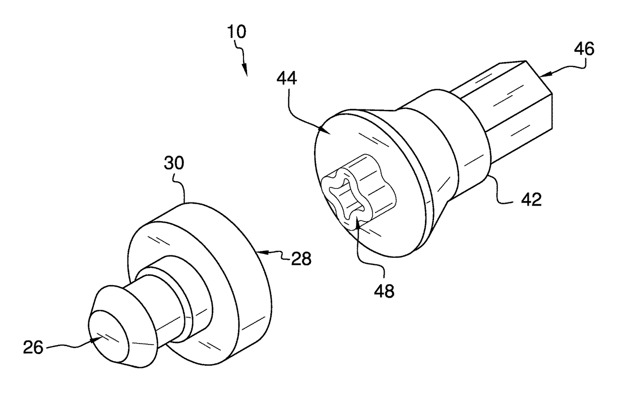 Theft-resistant tire mounting assembly