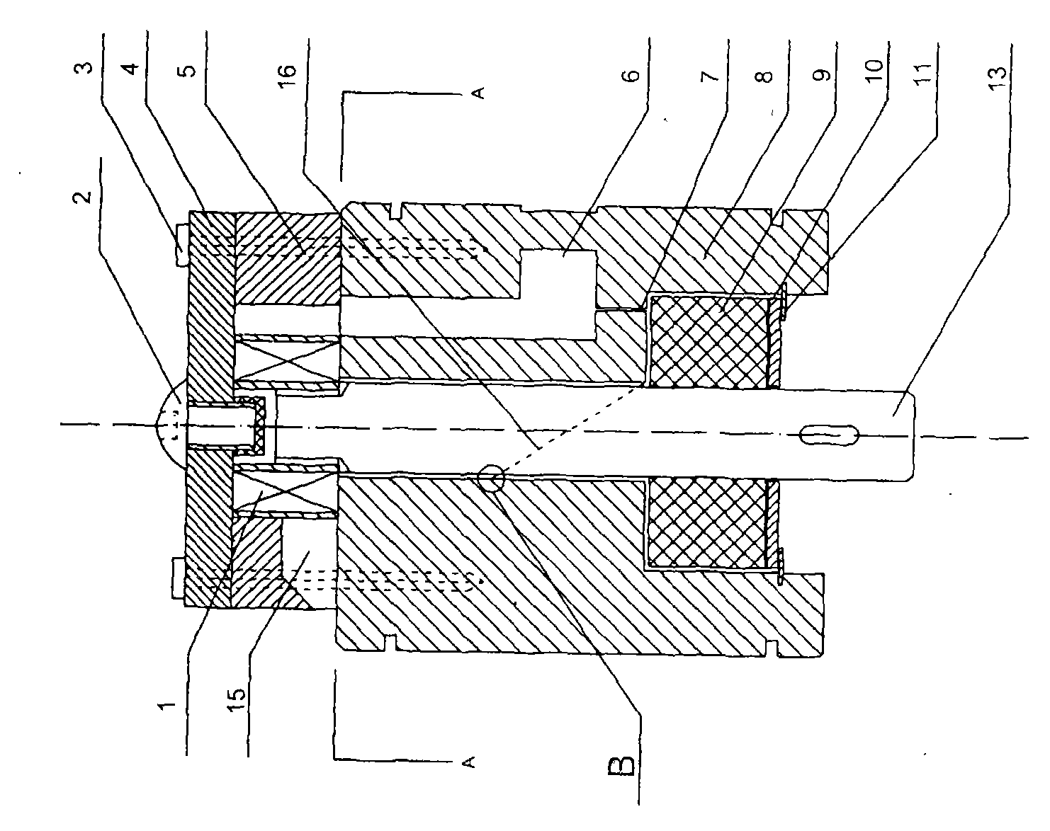 Single-stage blade pump for dimethyl ether vehicle