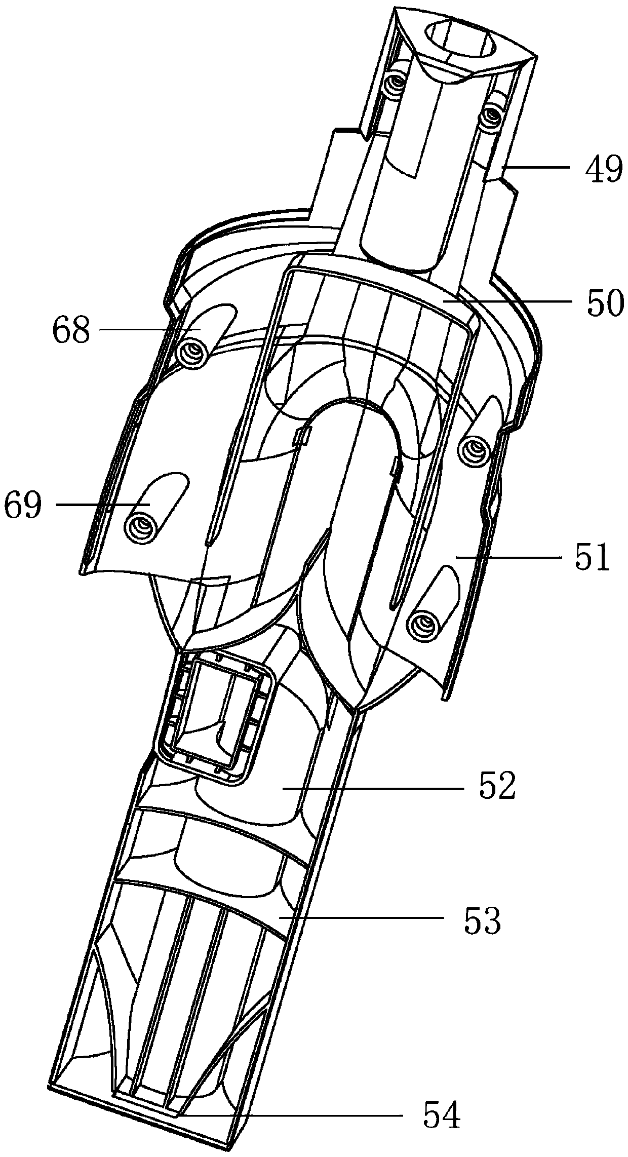 Vacuum cleaner with shock absorption and noise prevention functions