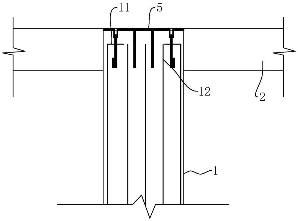 A treatment method for reinforcing bars of beam-column joints used for installing embedded parts of vibration isolators