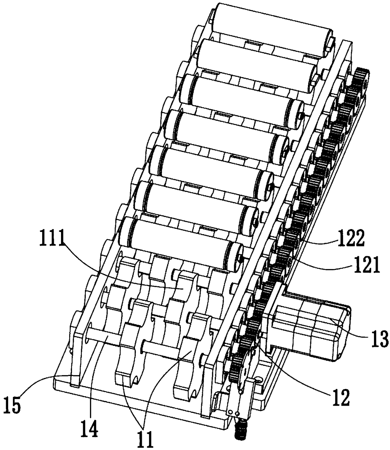 Rapid membrane sleeving machine of cylindrical battery cell and processing method of rapid membrane sleeving machine