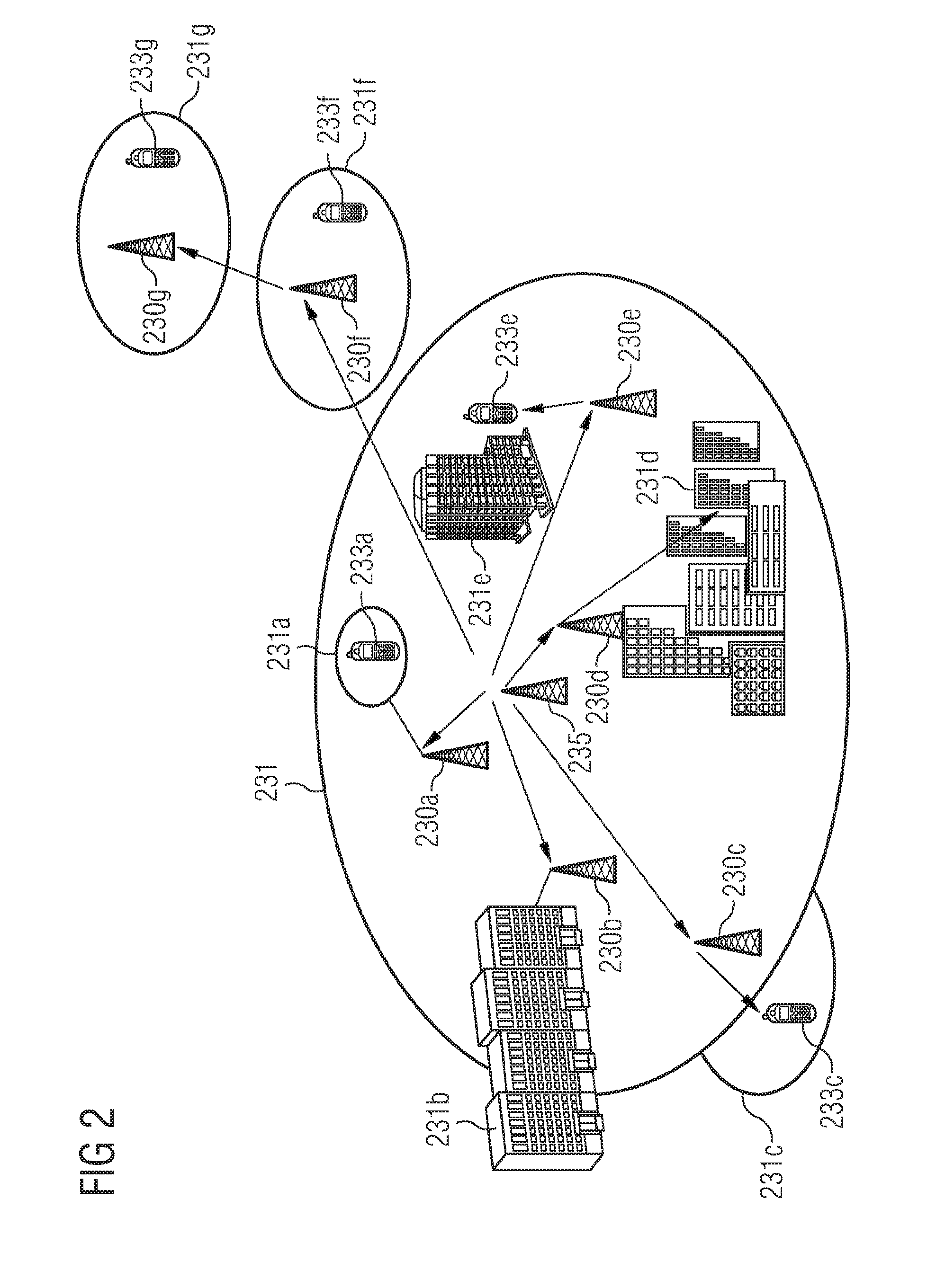 Network comprising a privately owned base station coupled with a publicly available network element
