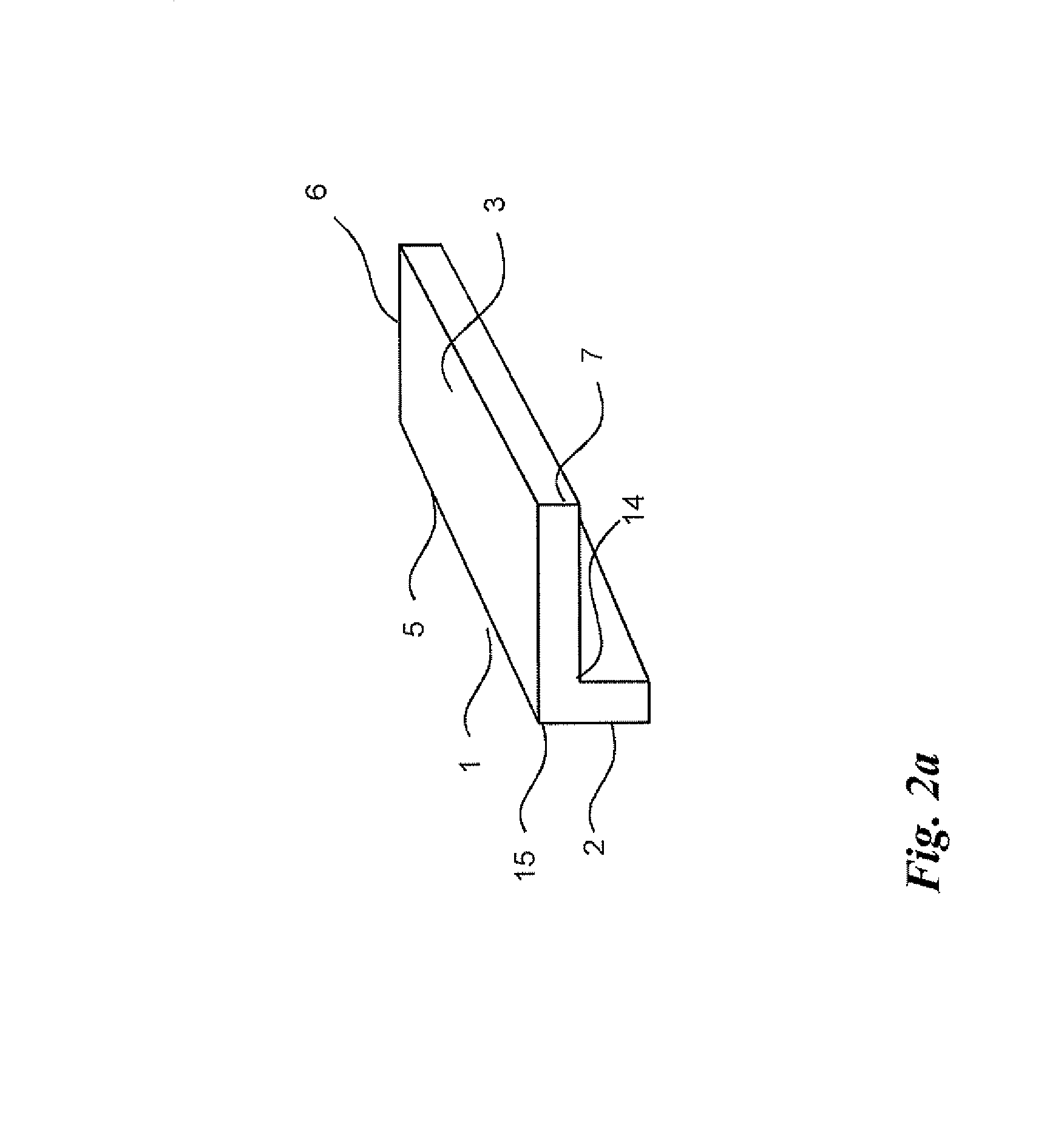 L-profile shaped element, the use of same and a method for installing same