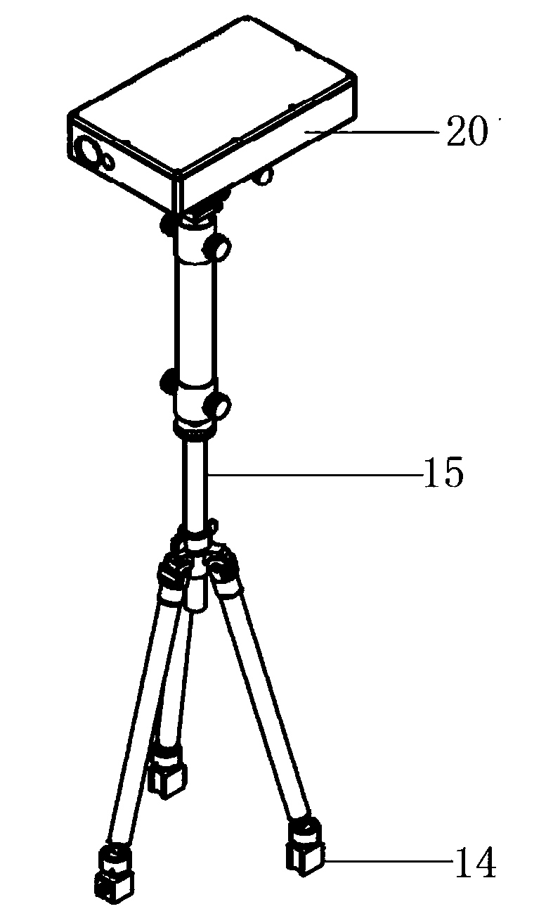 Apparatus and method for detecting multiple optical axis consistency of platform photoelectric instrument