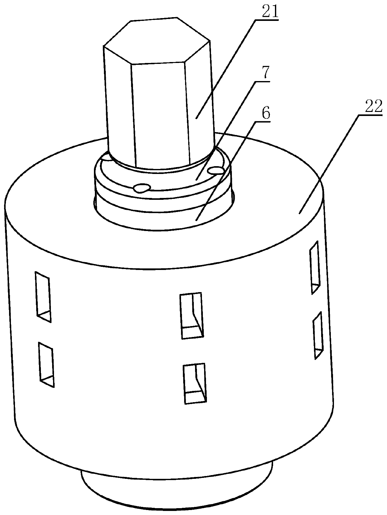 Sealed gas intake device for storage tank