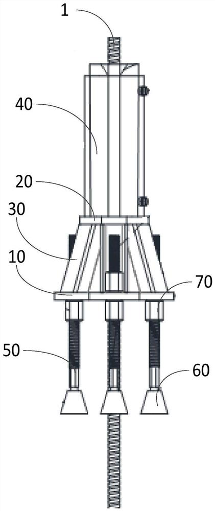 Anchor rod pull-out test device