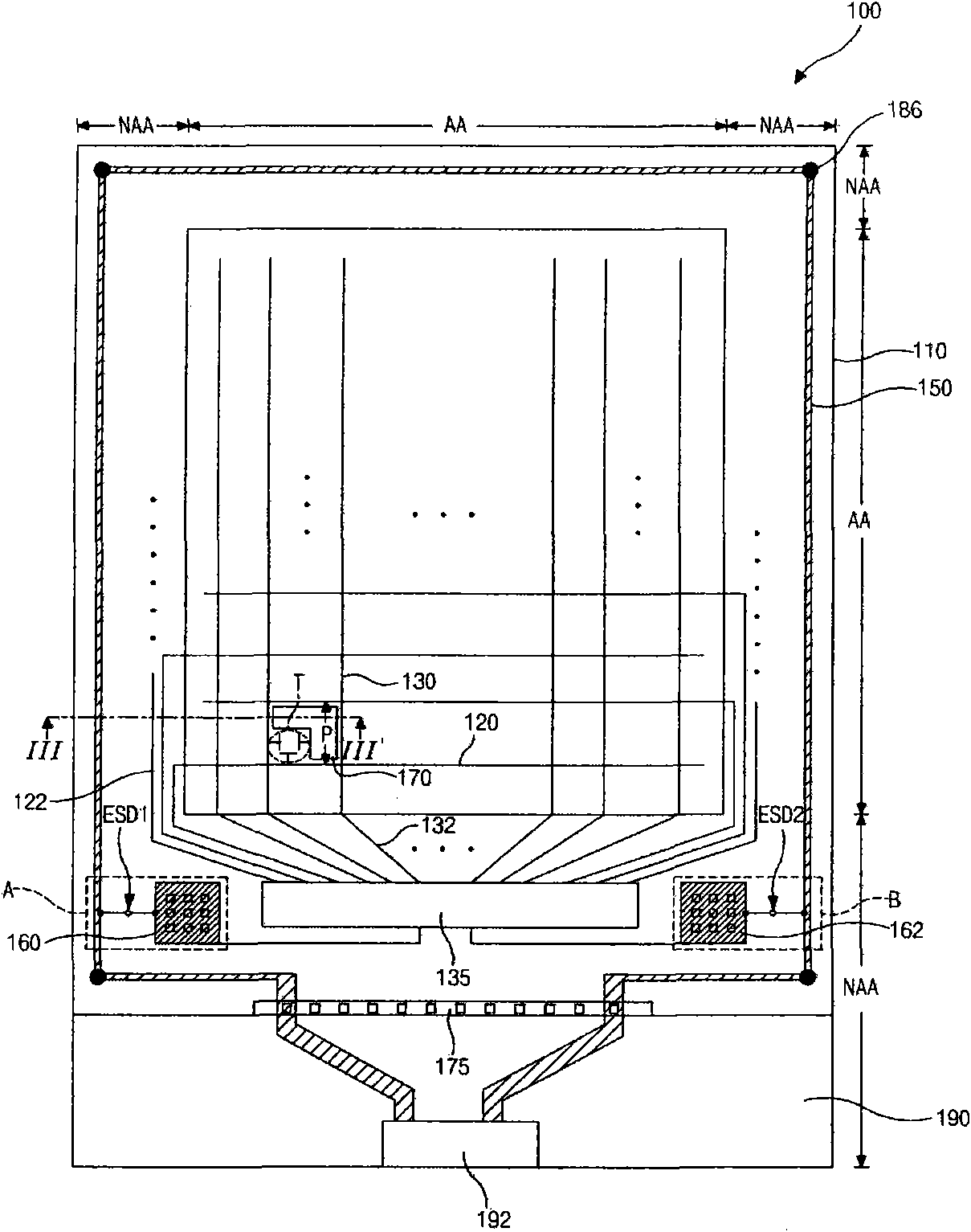 Array substrate for liquid crystal display device