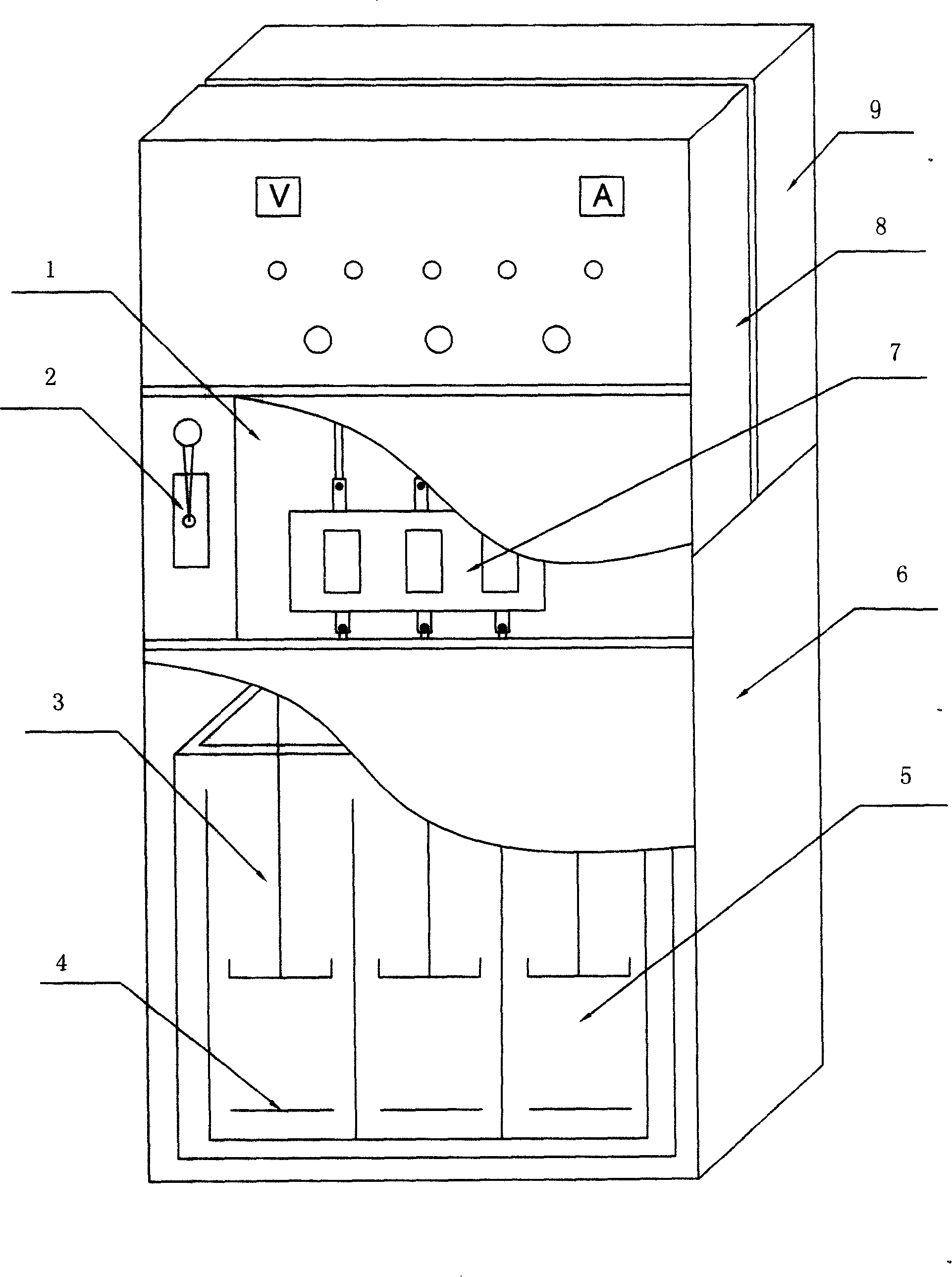 High pressure intelligent synthesis starting cabinet