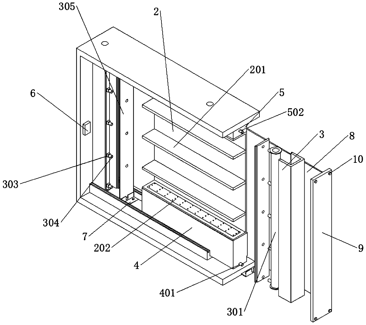 Partition wall for indoor decoration