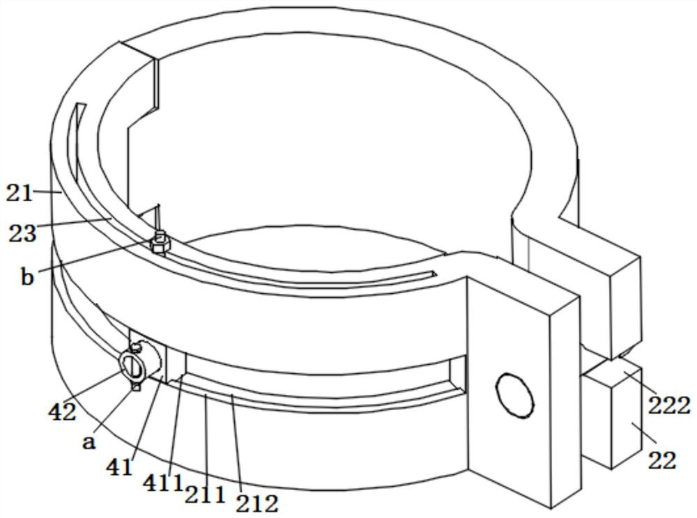 Steel bar connection snap-fit ​​structure for civil engineering