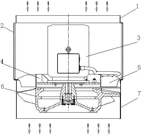 Novel axial-flow fan with small-aspect-ratio blades having obliquely-cut and twisted blade roots
