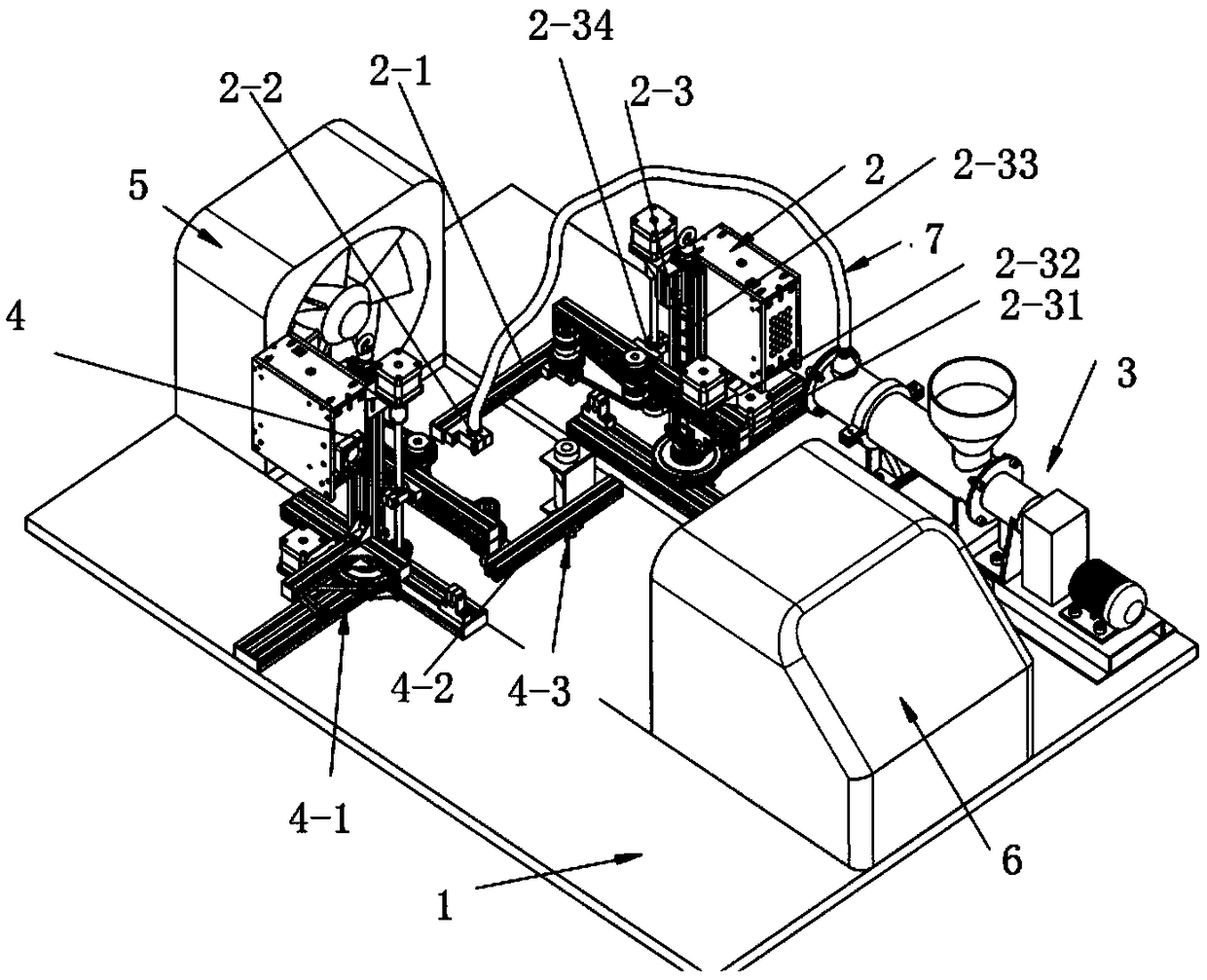 Drying device of ceramic 3D printer