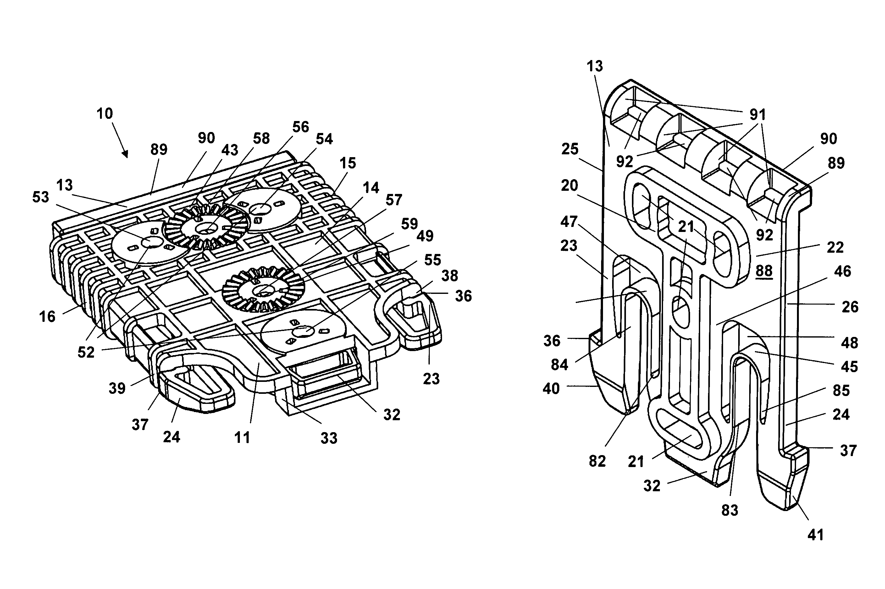 Attachment mount and receiver system for removably attaching articles to garments