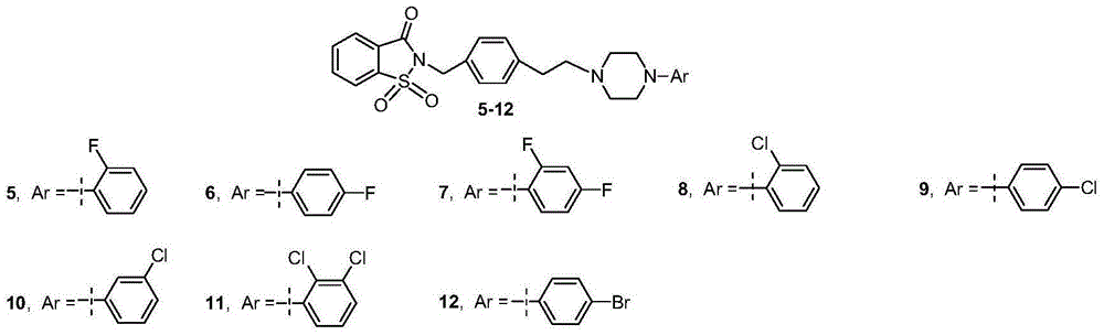 Aryl piperazine derivatives (III), salt thereof, preparation method, and application