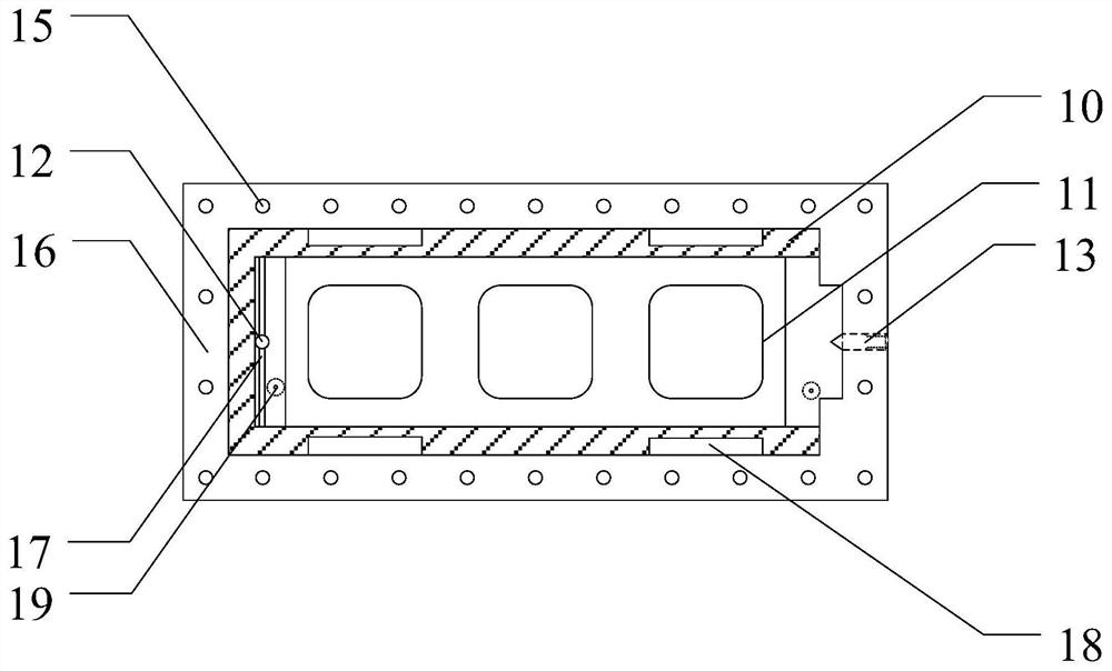 A three-dimensional fracture infiltration device with adjustable gap width and internal visibility