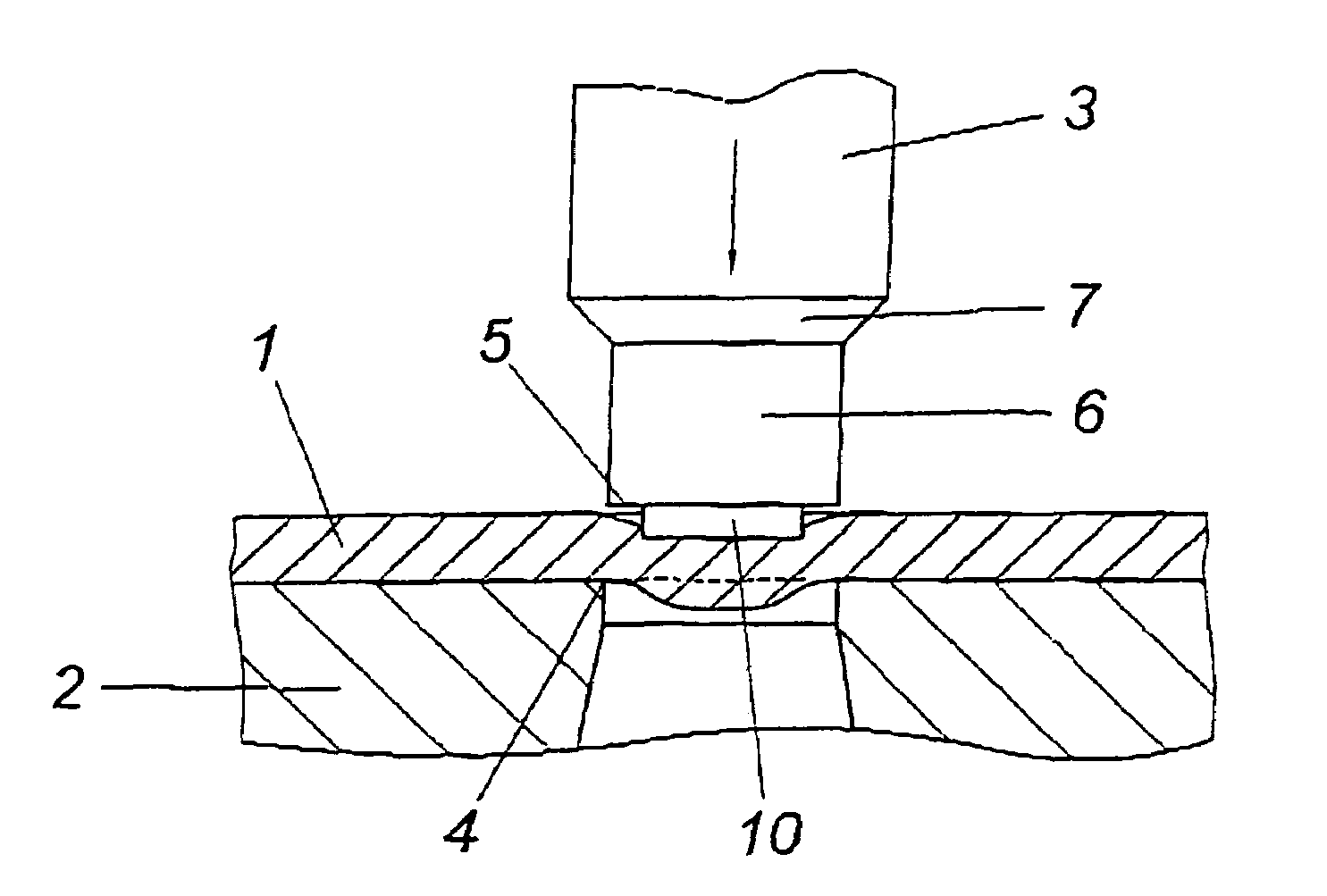 Method for perforating a sheet