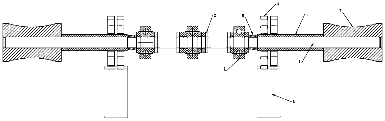 High-speed sorting roller structure