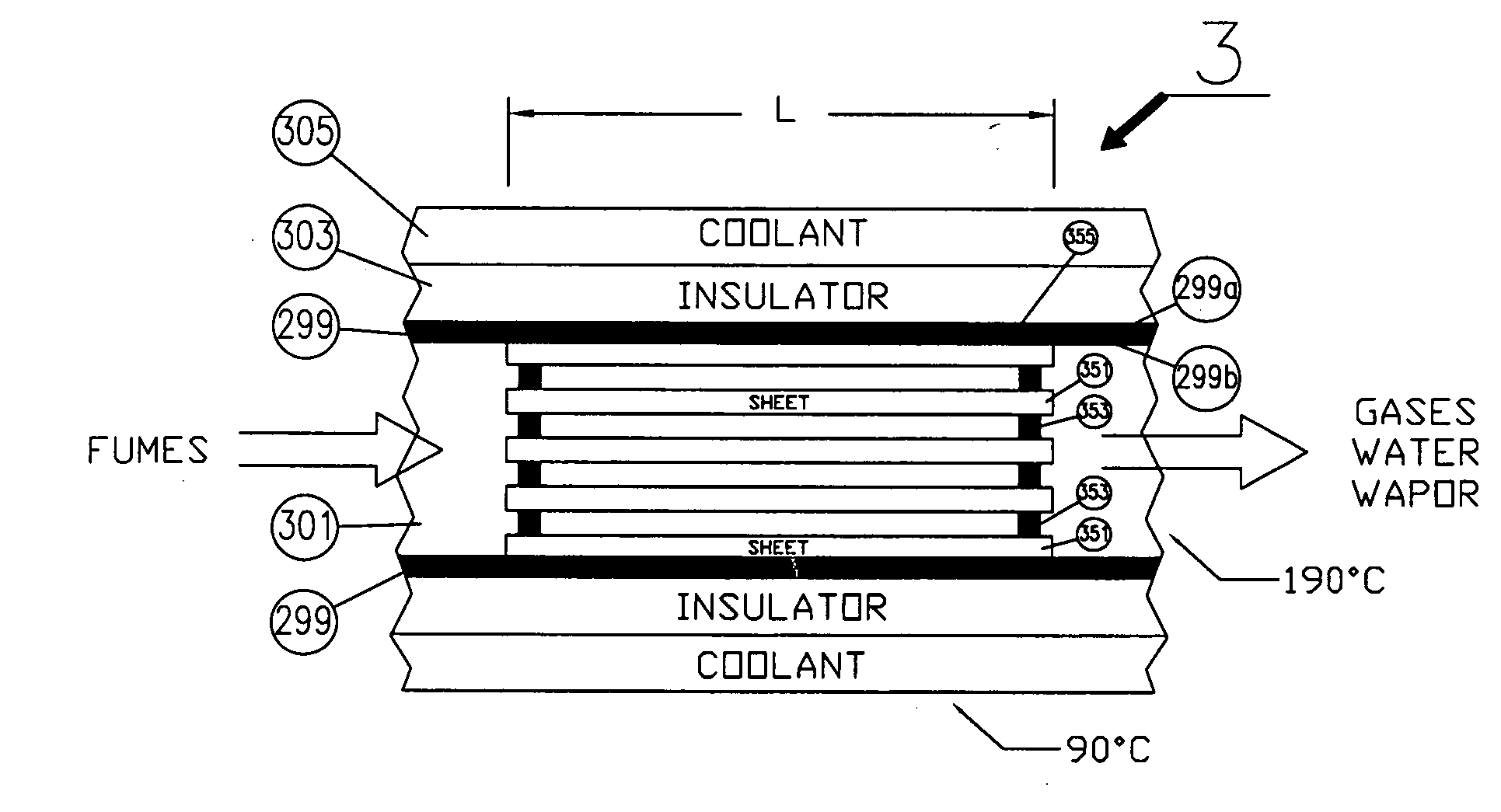 Explosion protection system with integrated emission control device