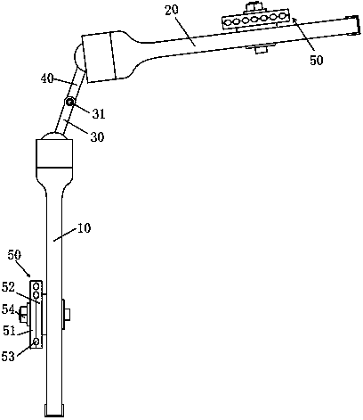 Femoral neck fracture reduction device and application method thereof