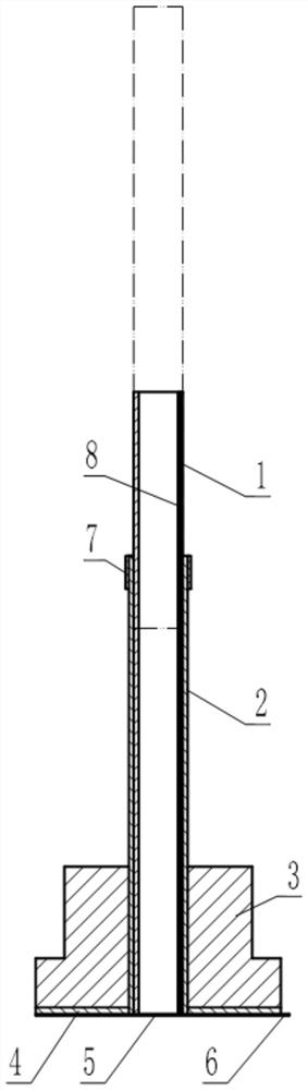 Hidden needle type double-blind experimental device for evaluating acupuncture curative effect