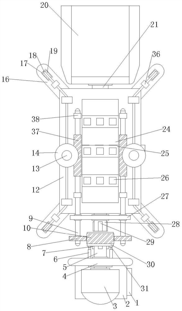 Blood sampling device with rotary fixing function for livestock and veterinary sick pigs