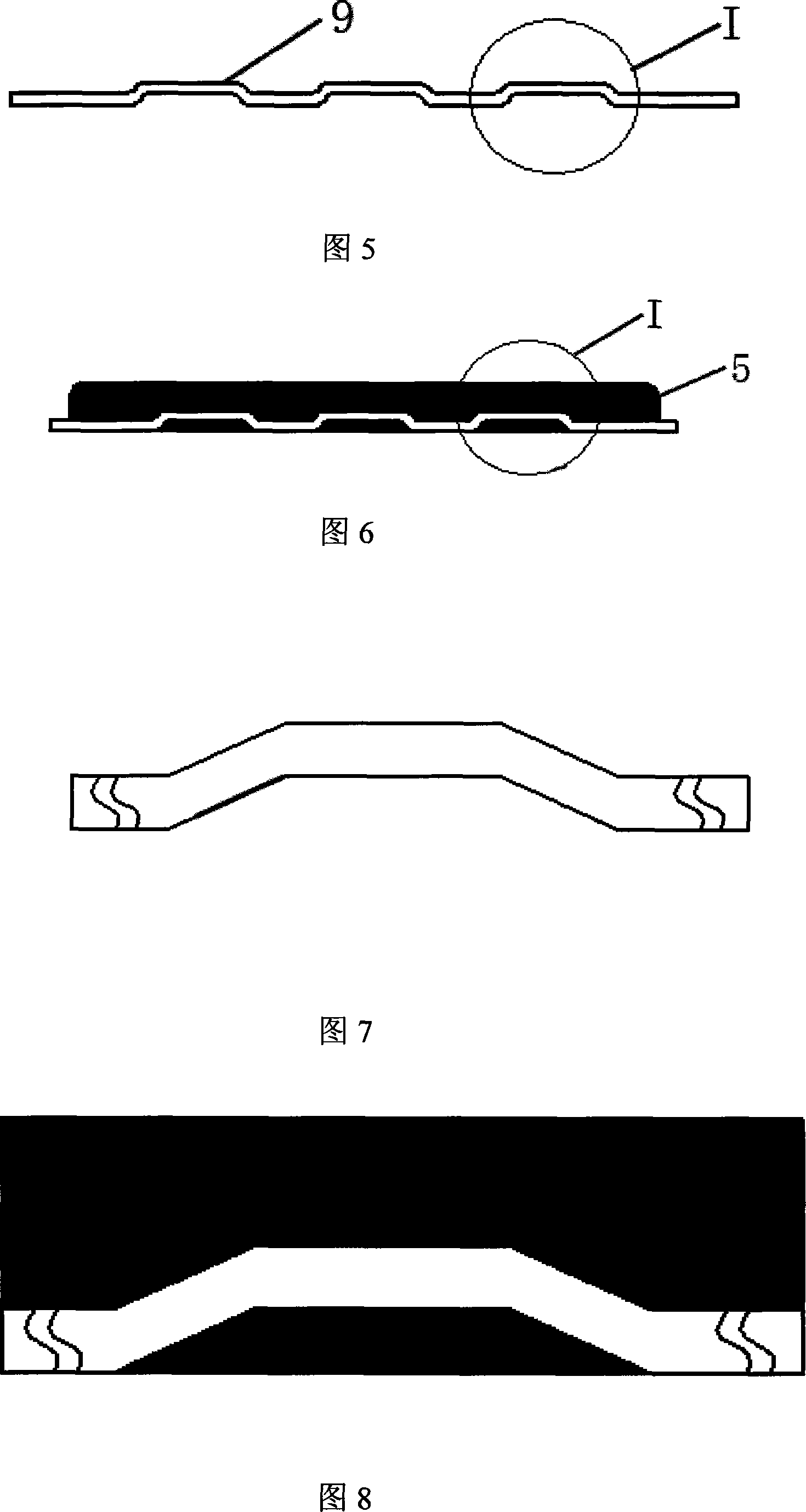 Metal carrier band for packaging noncontact module with large size