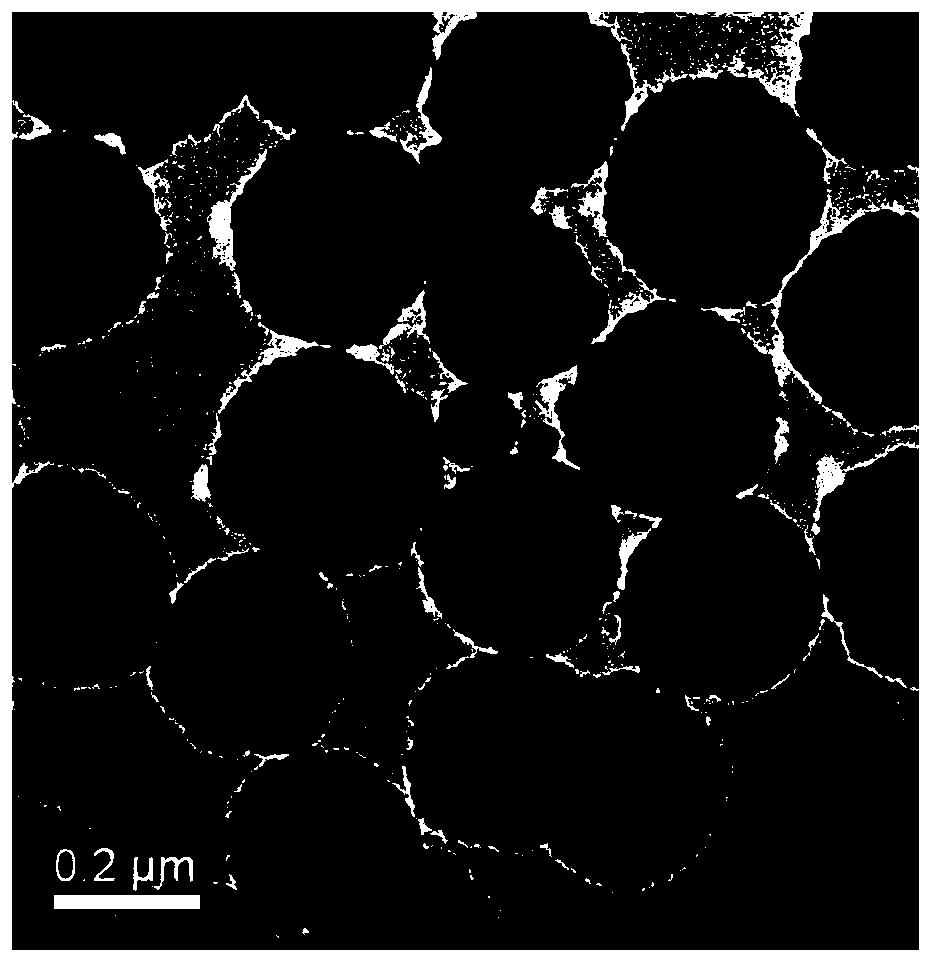 Preparation method of triiron tetroxide / titanium dioxide / silver core shell nano-material and recyclable immunoassay application thereof